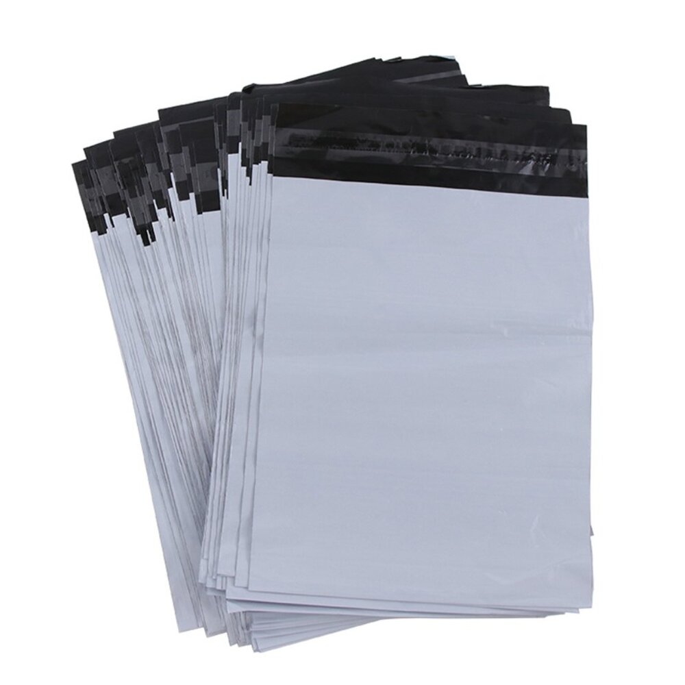 (100 Pack) 19x24 Poly Mailers Shipping Envelopes Self Sealing Plastic Bag -White